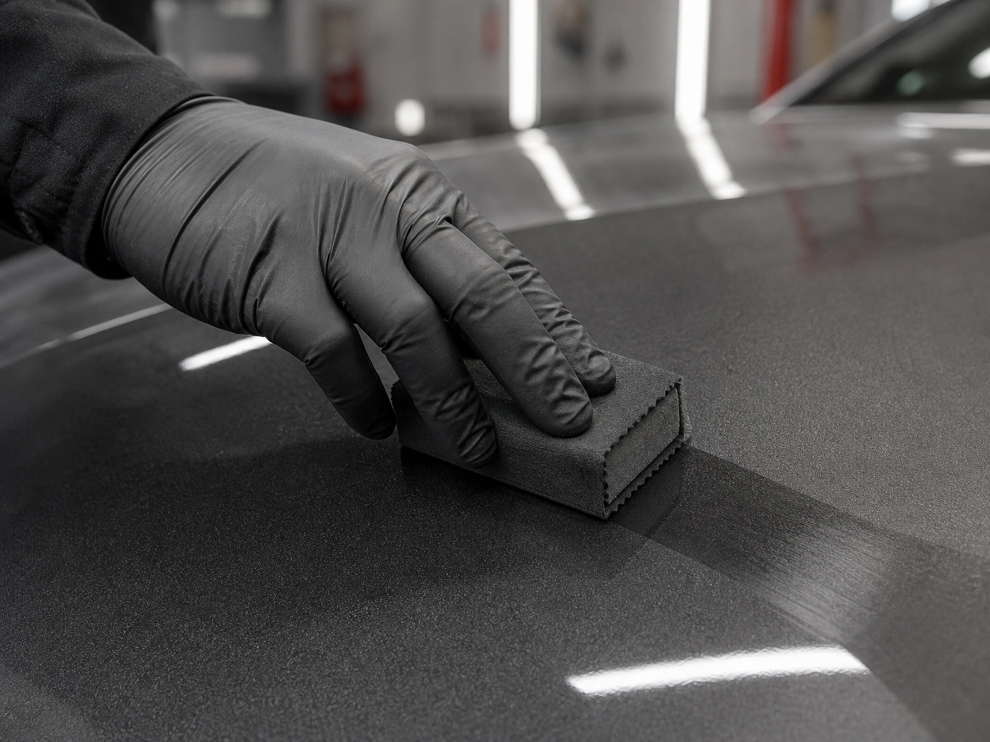 Ceramic coating application